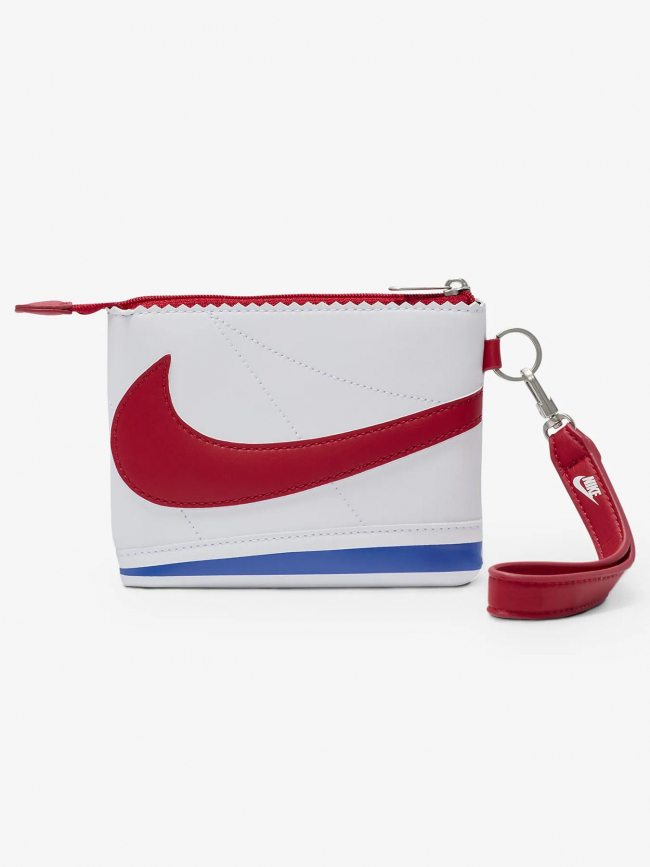 Pochette icon cortez wristlet blanc rouge - Nike