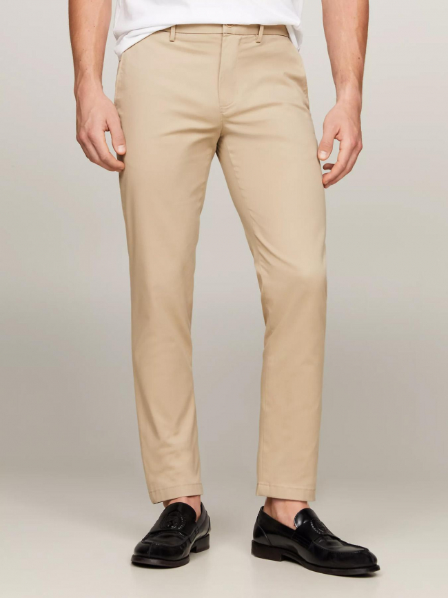 Pantalon chino bleecker 1985 beige homme - Tommy Hilfiger