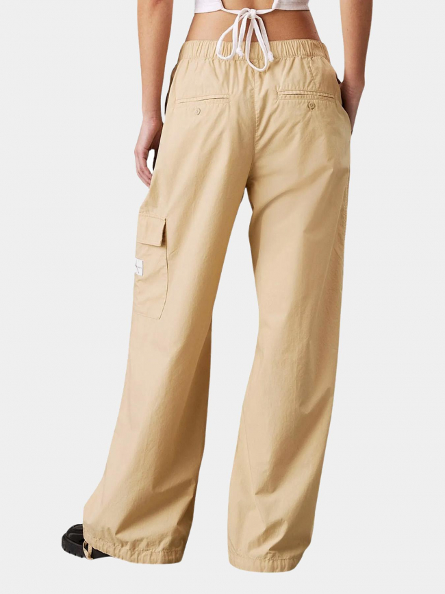 Pantalon cargo utility beige femme - Calvin Klein