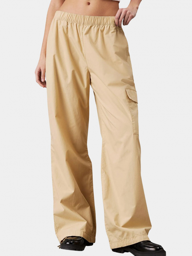 Pantalon cargo utility beige femme - Calvin Klein