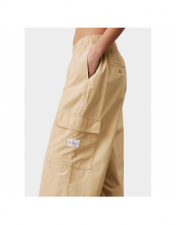 Pantalon cargo utility beige femme - Calvin Klein