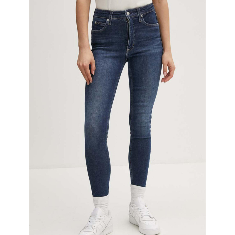 Jean high rise super skinny bleu femme - Calvin Klein Jeans