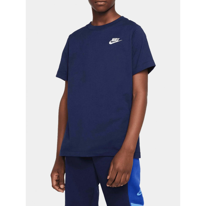 T-shirt nsw emb futura bleu enfant - Nike