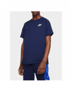 T-shirt nsw emb futura bleu enfant - Nike