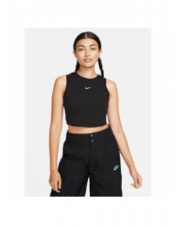 Débardeur nsw essential rib crp tank noir femme - Nike