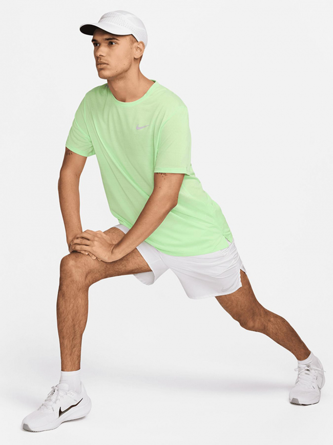 T-shirt de sport miler breathe vert homme - Nike