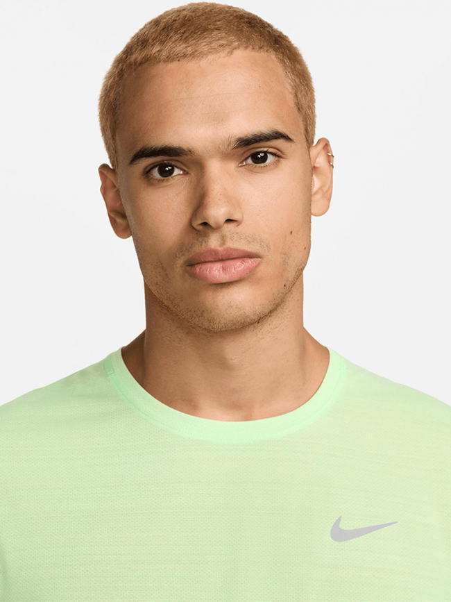 T-shirt de sport miler breathe vert homme - Nike