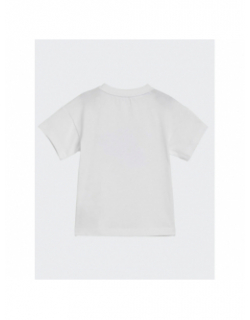 Ensemble short + t-shirt fruit logo blanc/bleu enfant - Adidas