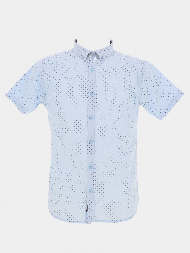 Chemise manches courtes sakov bleu ciel homme - Sun Valley