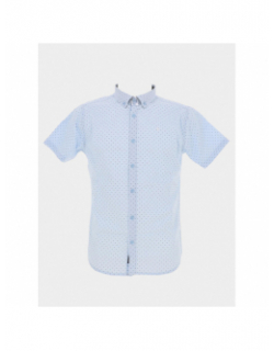 Chemise manches courtes sakov bleu ciel homme - Sun Valley