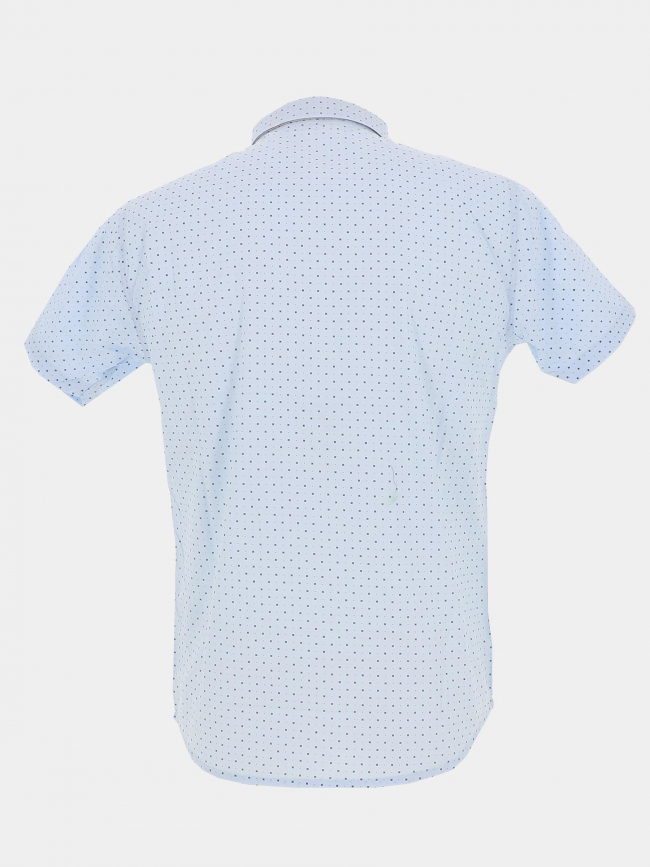 Chemise manches courtes sakov bleu ciel homme - Sun Valley