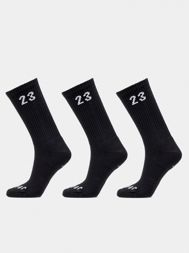 Pack 3 paires de chaussettes crew essential noir - Nike