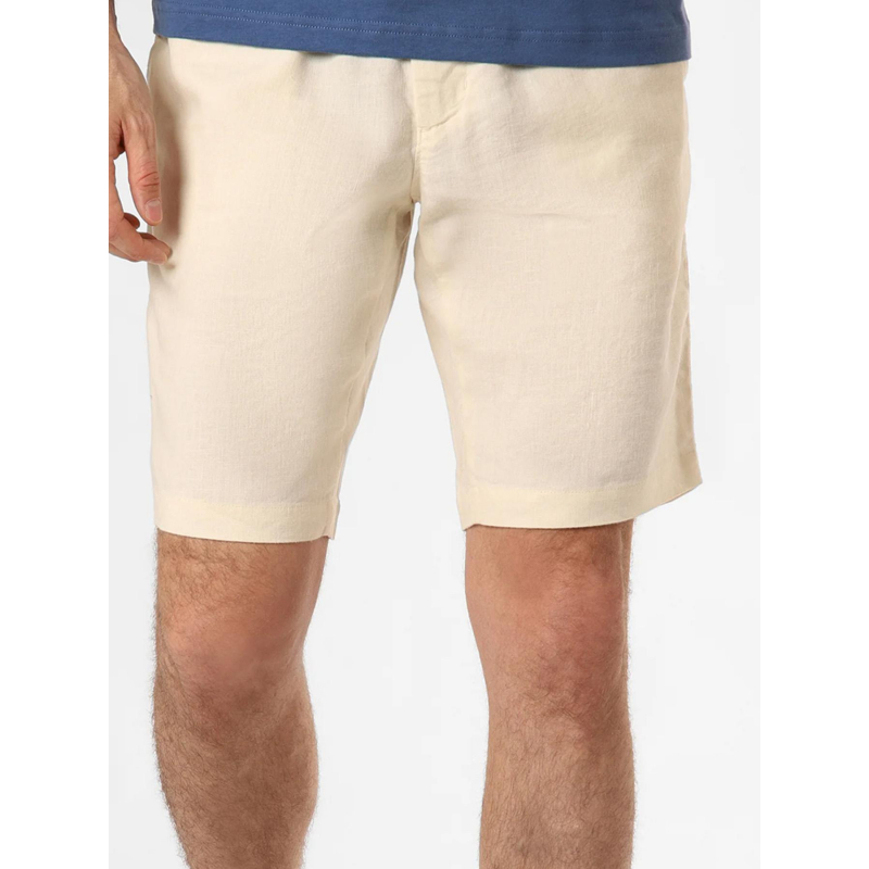 Short en lin harlem beige homme - Tommy Hilfiger