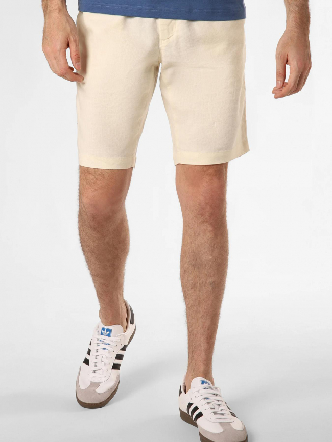 Short en lin harlem beige homme - Tommy Hilfiger