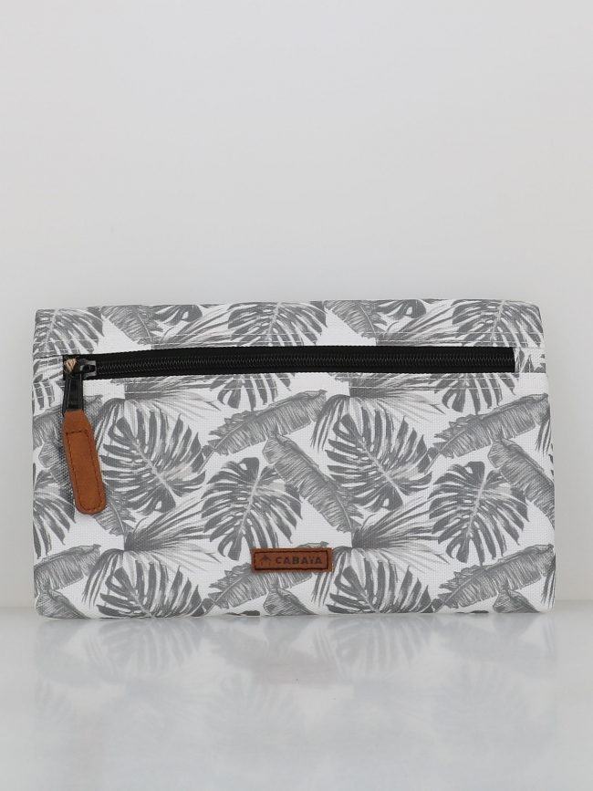 Pochette sac à dos L belle isle blanc gris - Cabaïa