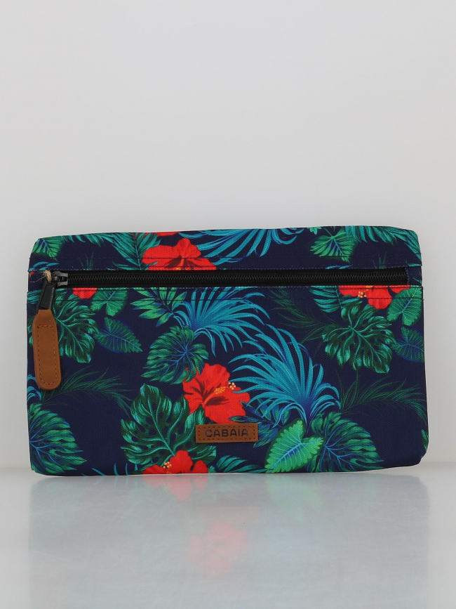 Pochette sac à dos L solfar bleu vert rouge - Cabaïa