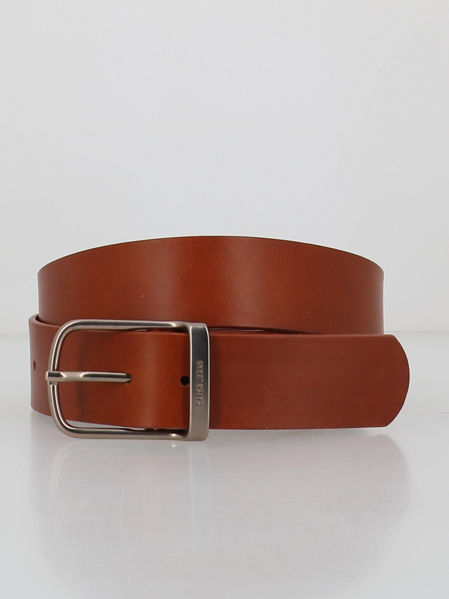 Ceinture en cuir basic large marron femme - Salsa