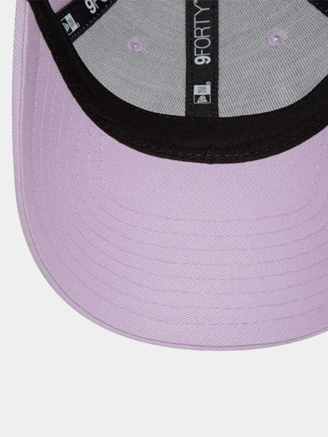 Casquette 9forty metallic logo violet femme - New Era