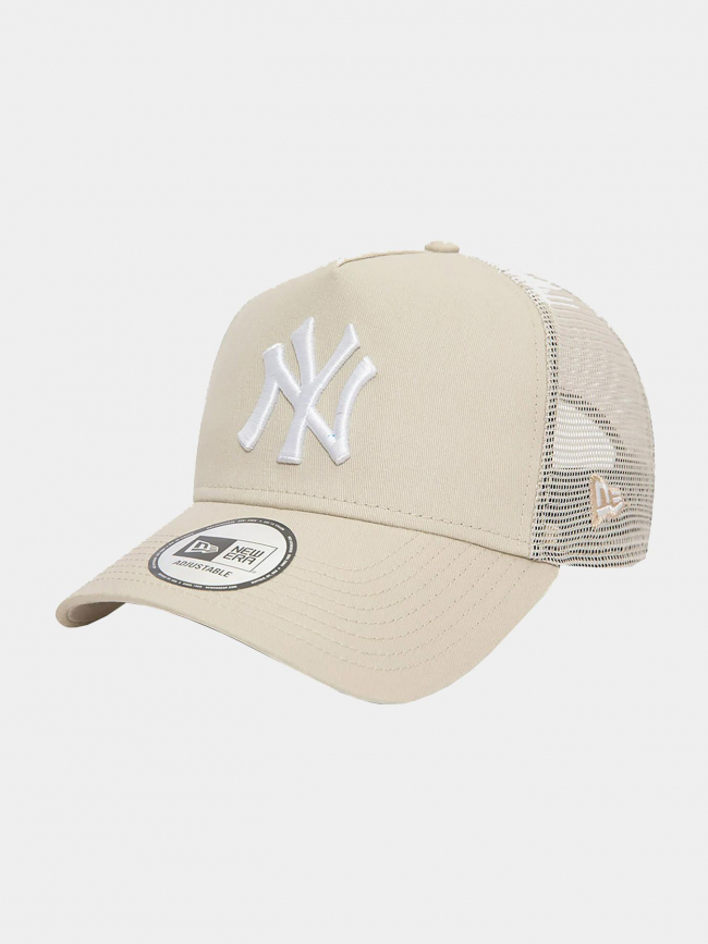 Casquette trucker league beige homme - New Era