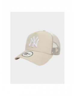 Casquette trucker league beige homme - New Era