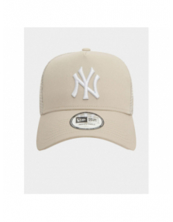 Casquette trucker league beige homme - New Era