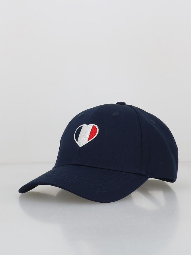 Casquette franciska coeur bleu marine femme - Only