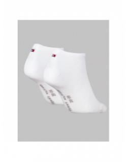 Deux paires de chaussettes légère blanc femme - Tommy Hilfiger