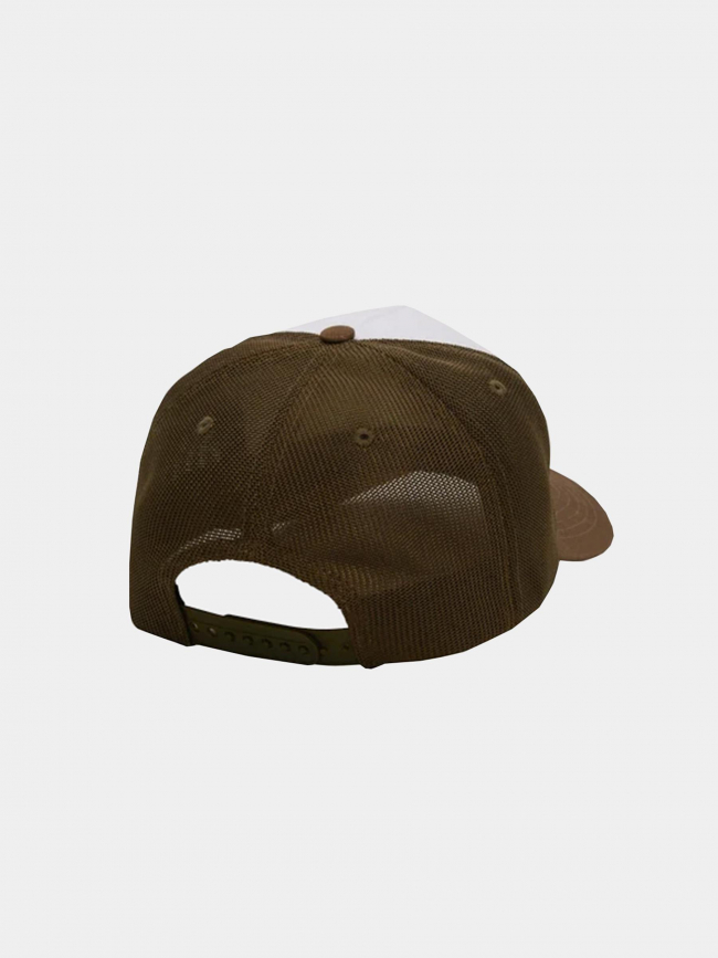 Casquette trucker sail bicolore army kaki blanc - Jott