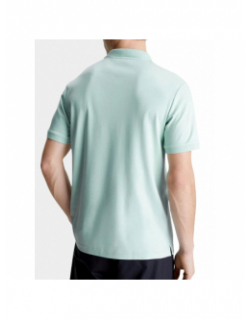 Polo uni slim touch vert homme - Calvin Klein