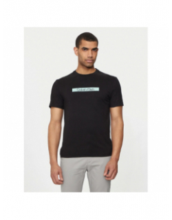 T-shirt cut out shadow logo noir homme - Calvin Klein