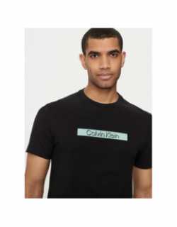 T-shirt cut out shadow logo noir homme - Calvin Klein