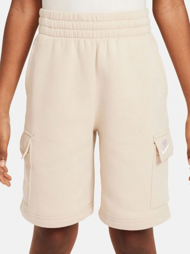 Short jogging cargo nsw club beige garçon - Nike