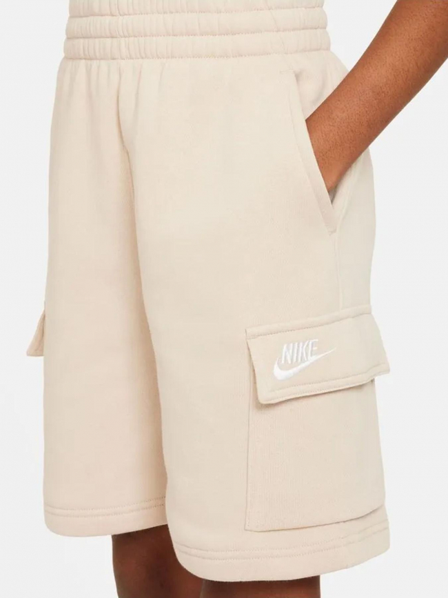 Short jogging cargo nsw club beige garçon - Nike