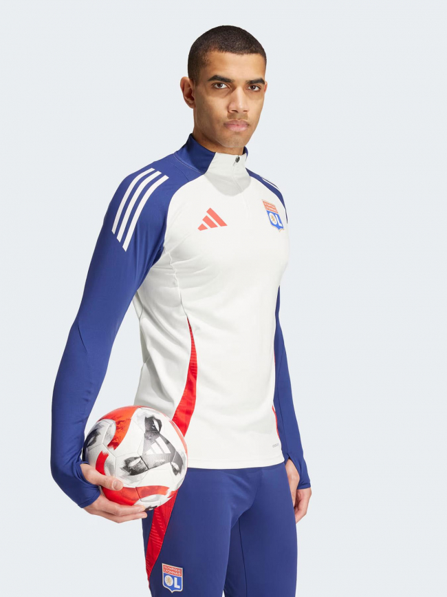 Sweat de football OL blanc - Adidas