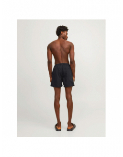 Short de bain fiji bande logo noir homme - Jack & Jones