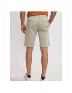 Short chino strié becool beige homme - Benson & Cherry