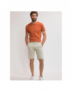 Short chino strié becool beige homme - Benson & Cherry