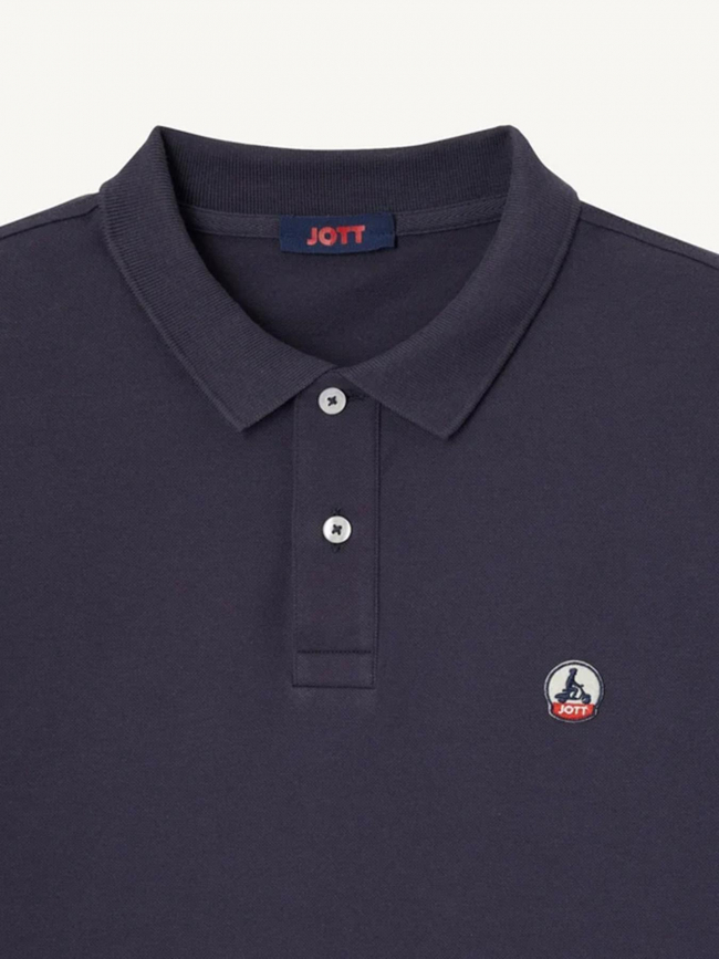 Polo marbella bleu marine homme - Jott