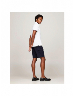 Polo uni flag x paris blanc homme - Tommy Hilfiger