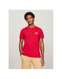 T-shirt uni flag x paris rouge homme - Tommy Hilfiger