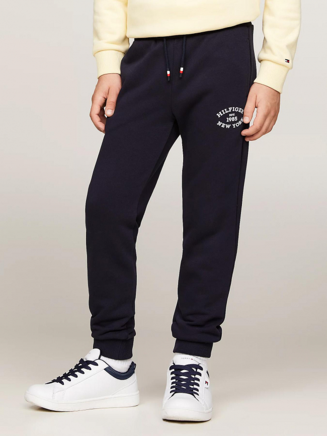 Jogging monotype flock bleu marine enfant - Tommy Hilfiger