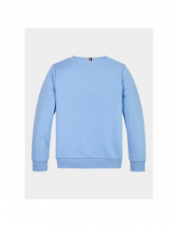 Sweat monotype flock bleu enfant - Tommy Hilfiger