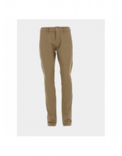 Pantalon chino skinny daniel marron homme - Guess