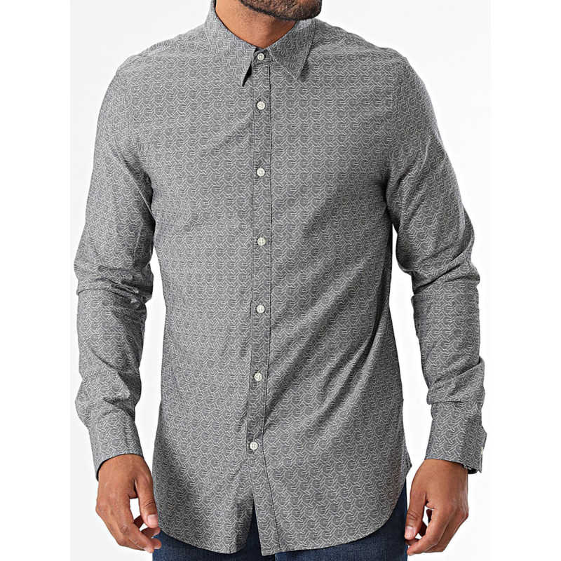 Chemise sunset aop gris homme - Guess