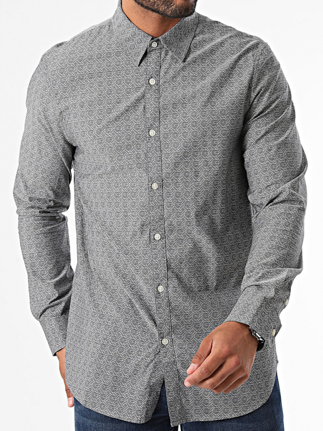 Chemise sunset aop gris homme - Guess