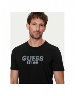 T-shirt éco classic design noir homme - Guess