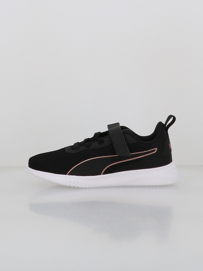 Baskets à scratch flyer flex ps noir rose gold enfant - Puma