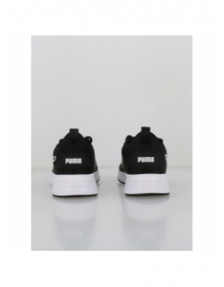 Baskets à scratch flyer flex ps noir blanc enfant - Puma