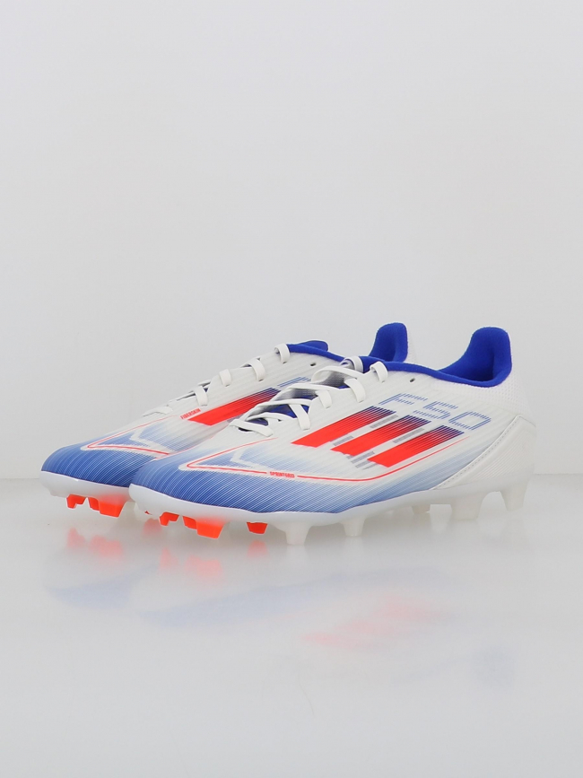 Chaussures de football f50 league fg/mg blanc bleu - Adidas