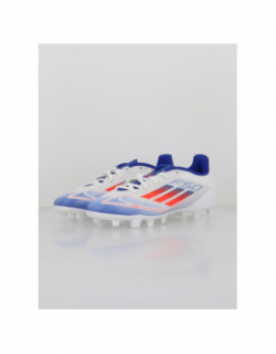 Chaussures de football f50 club fxg blanc bleu - Adidas